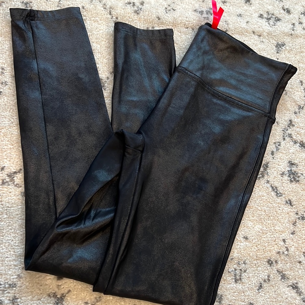 SPANX Faux Leather Leggings